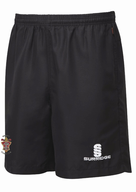 Welbeck COLLIERY CC Ripstop Training Shorts Black